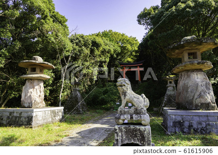 大分县宇佐市鸟居大山路宇佐神社 图库照片