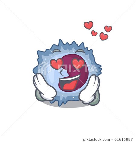 falling in love cute monocyte cell cartoon character design falling in love cute monocyte cell cartoon character design 61615997