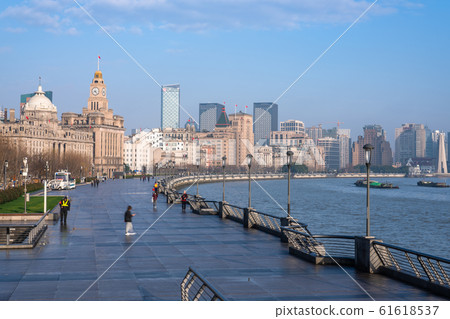 <上海>清晨上海租界/外灘的城市景觀 <上海>清晨上海租界/外灘的城市景觀 61618537