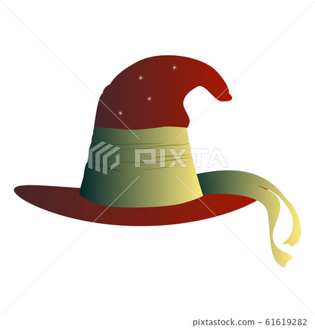 Isolated decorated hat for mardi gras Isolated decorated hat for mardi gras 61619282
