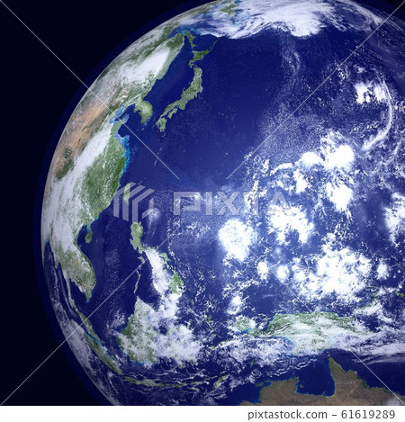Multiple typhoon eggs near the Earth and Japan Multiple typhoon eggs near the Earth and Japan 61619289