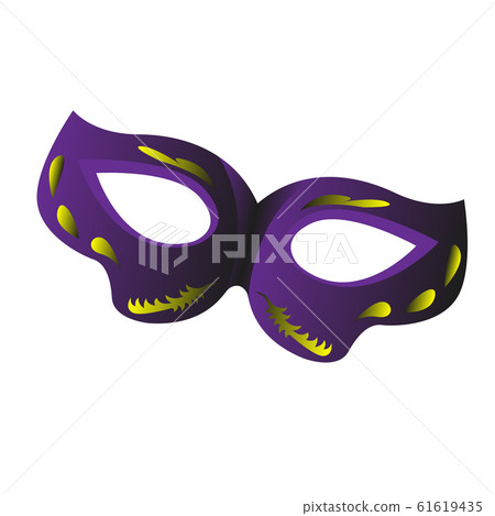 Mardi Gras theater mask icon 61619435