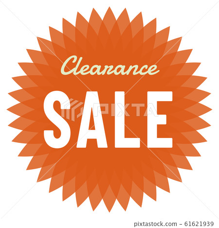 Clearance sale mark Clearance sale mark 61621939