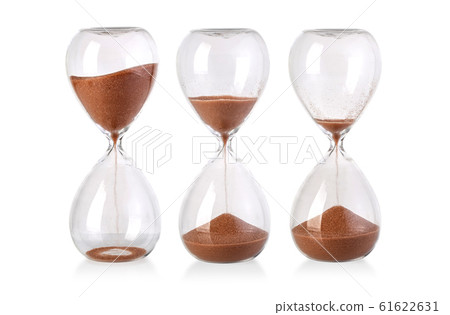 Hourglass isolated on white 61622631