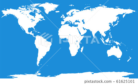 World Map Background Blank Worldmap Template For Stock Illustration