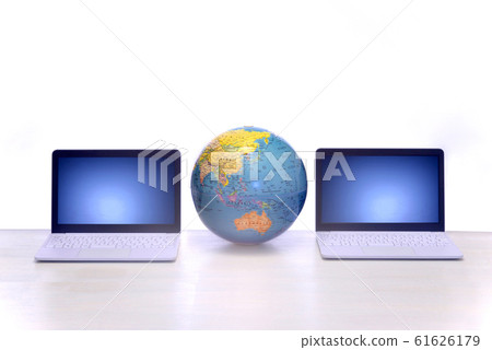 Computer and the globe 61626179
