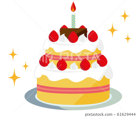 Shortcake strawberry fresh cream whole cake 61629444