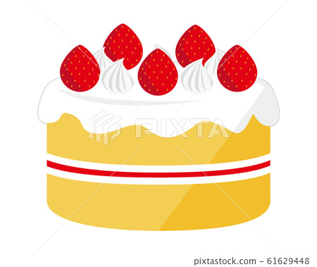 Shortcake strawberry fresh cream whole cake 61629448