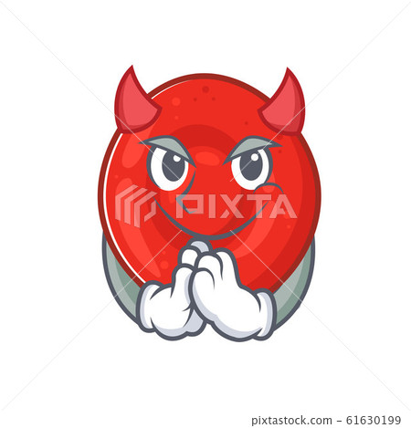 Devil erythrocyte cell Cartoon in character design Devil erythrocyte cell Cartoon in character design 61630199