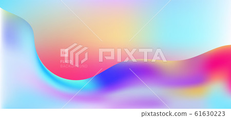 Abstract modern fluid wave shape colorful flowing - Stock Illustration ...