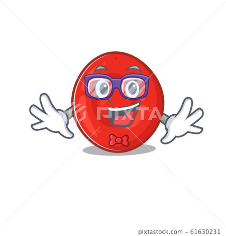 cartoon character of Geek erythrocyte cell design cartoon character of Geek erythrocyte cell design 61630231