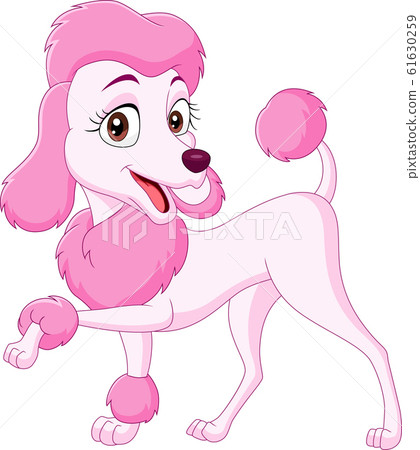 Cartoon Happy Pink Poodle Isolated On White Stock Illustration 61630259 Pixta 'wild bill hickok knew his reputation was at stake whenever he visited his mother.' https www pixtastock com illustration 61630259