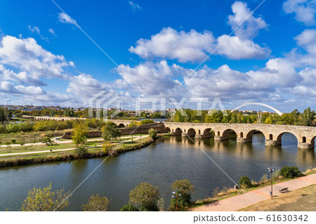 Puente Romano, the Roman Bridge in Merida, Puente Romano, the Roman Bridge in Merida, 61630342