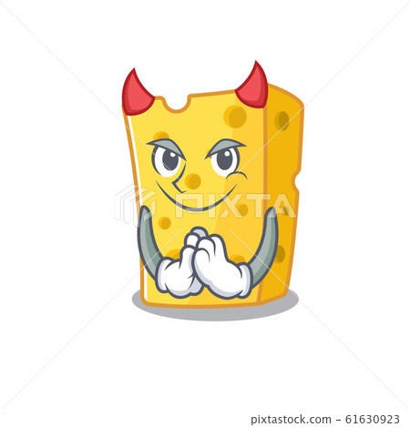 Devil emmental cheese Cartoon in character design Devil emmental cheese Cartoon in character design 61630923