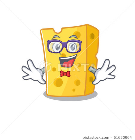 cartoon character of Geek emmental cheese design 61630964