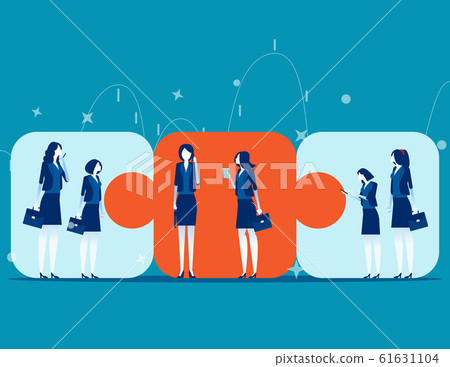 Business team connecting . Concept business 61631104