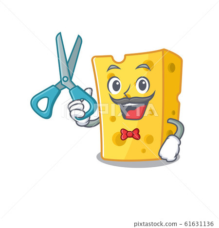 Smiley Funny Barber emmental cheese cartoon character design style Smiley Funny Barber emmental cheese cartoon character design style 61631136