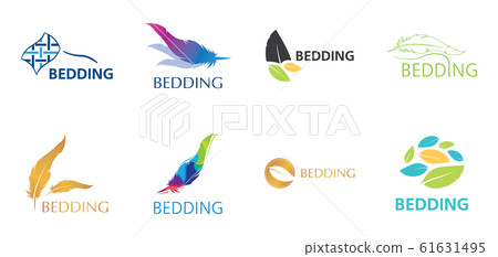 Vector logo of bed linen and bedding 61631495