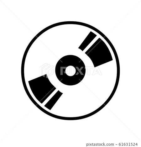 Black DVD symbol for banner, general design print Black DVD symbol for banner, general design print 61631524