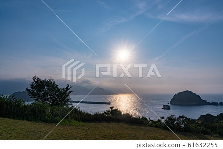 Sunset and the Sea of Japan from Kasumi / Yunagi Hill 61632255