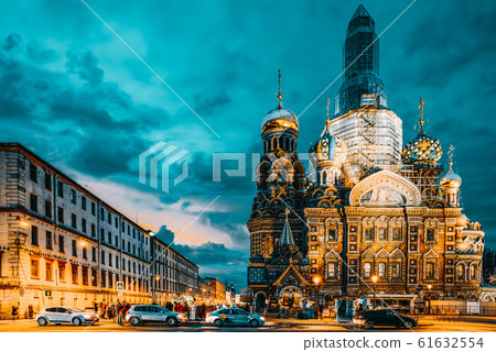 Gribobedov's Canal. Cathedral of the Savior on 61632554