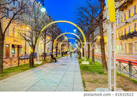 Small Stable street.( Malaya Konyushennaya). Saint 61632622