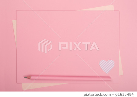 Valentines day pink background 61633494
