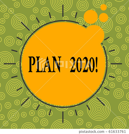Writing note showing Plan 2020. Business photo - Stock Illustration ...