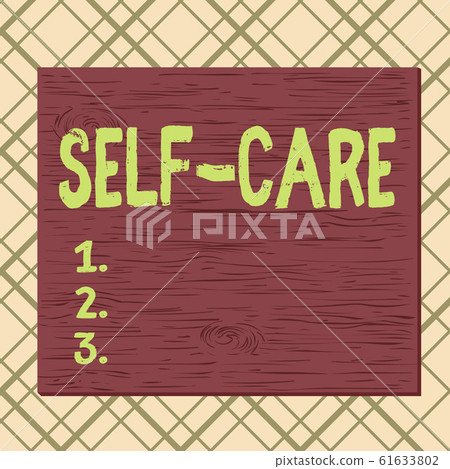 Handwriting text Self Care. Concept meaning the Handwriting text Self Care. Concept meaning the 61633802