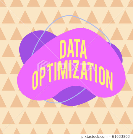 Writing note showing Data Optimization. Business Writing note showing Data Optimization. Business 61633803
