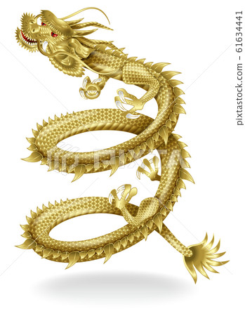  Illustration of dragon god 61634441