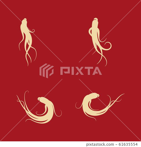 Ginseng vector icon illustration Ginseng vector icon illustration 61635554