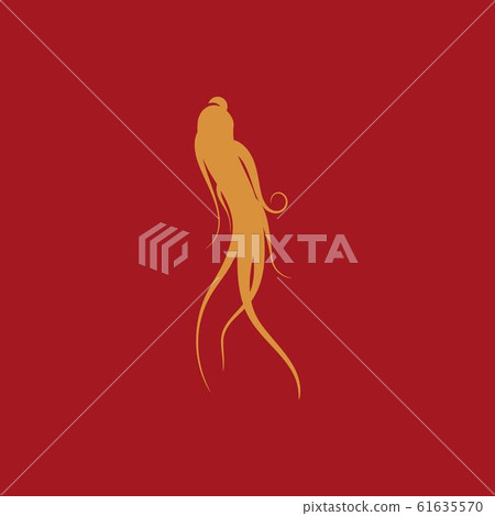 Ginseng vector icon illustration 61635570