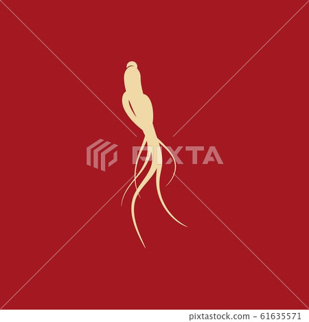 Ginseng vector icon illustration 61635571