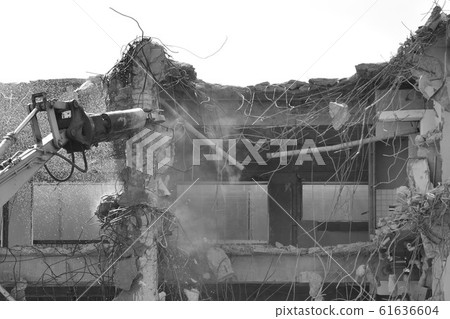 Building demolition work 61636604