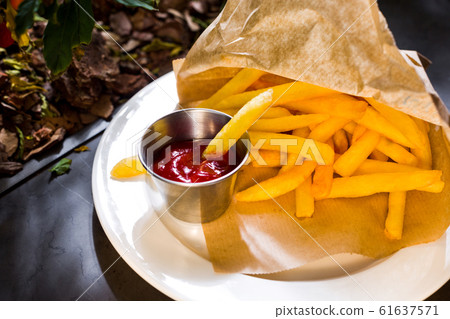 French fries. The cuisine of Tel Aviv. French fries. The cuisine of Tel Aviv. 61637571