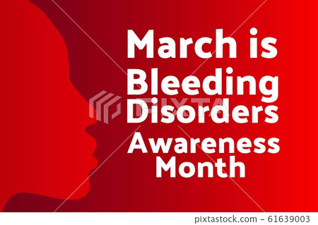 March is Bleeding Disorders Awareness Month concept. Template for background, banner, card, poster March is Bleeding Disorders Awareness Month concept. Template for background, banner, card, poster 61639003