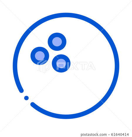 play dough outline icon Stock Vector