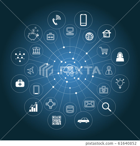 Business and Technology Diagram Business and Technology Diagram 61640852