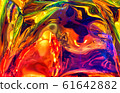 Holographic neon colors surface foil background 61642882