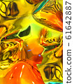 Holographic iridescent fluorescent surface Neon 61642887