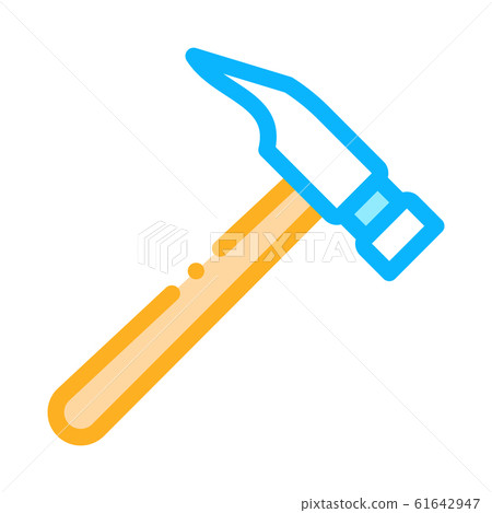 Shoe Fix Hammer Icon Vector Outline Illustration Shoe Fix Hammer Icon Vector Outline Illustration 61642947
