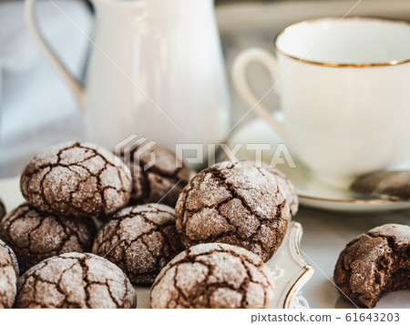Fresh homemade pastries. Close up, side view Fresh homemade pastries. Close up, side view 61643203