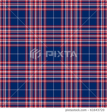 Patriotic Tartan of White , Blue, Red Seamless Patriotic Tartan of White , Blue, Red Seamless 61643720