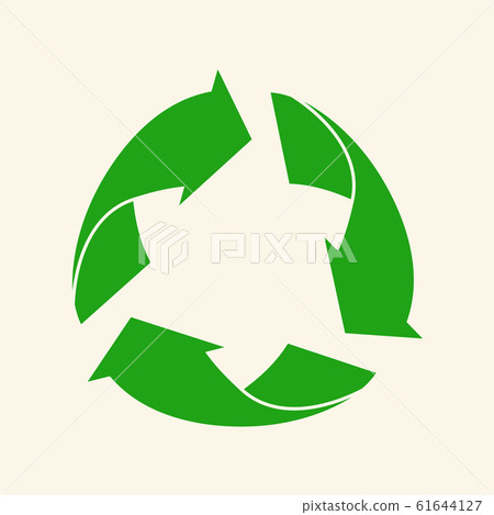 Recycle reuse arrows  - ecology icon collection 61644127