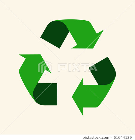 Recycle reuse arrows  - ecology icon collection 61644129