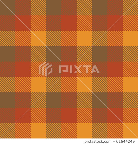 Tartan Fall Seamless Pattern Plaid 61644249