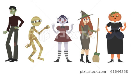 Interesting characters for a Halloween party Interesting characters for a Halloween party 61644268