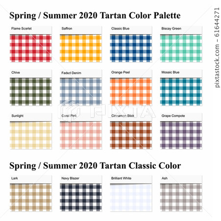 Spring / Summer 2020 Tartan  Seamless Pattern  61644271