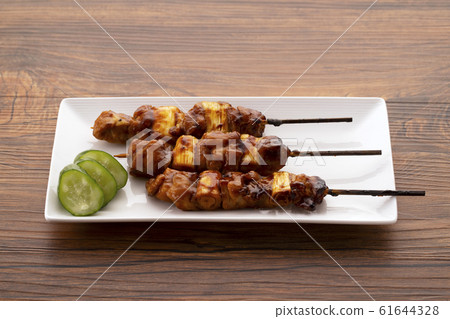 烤雞肉串Negima油醬 烤雞肉串Negima油醬 61644328
